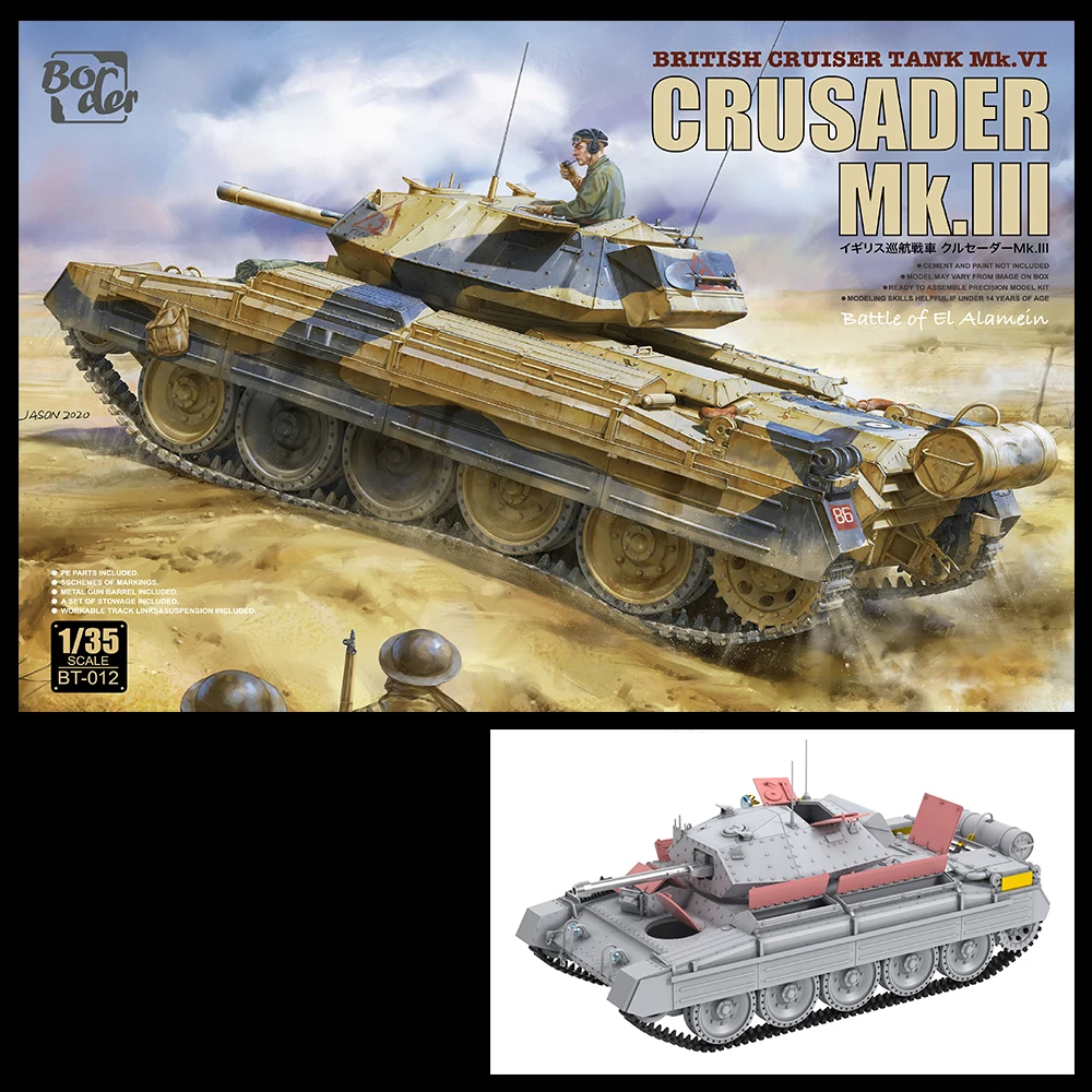 [Border] BT012 1/35 Британский круизер Танк Mk.VI Mk.III |