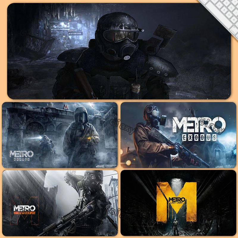 

Игровой коврик для клавиатуры и мыши Metro 2033, компьютерные аксессуары, коврик для мыши, геймерский Настольный коврик, коврики для настольного...