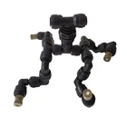 Садовая насадка для полива рептилий, 4 головки, БЫСТРОРАЗЪЕМНАЯ насадка 0,3 мм, Соединитель с трубкой 6,35 мм