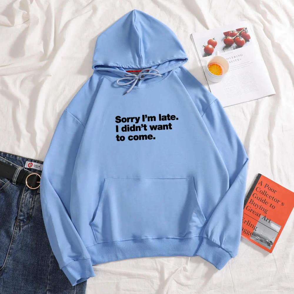 Letter Hoodie Oversize Clothes Harajuku Plus Size Streetwear Womens Cotton Sweetshirt Couple Hoodies Funny Sweatshirts for Women