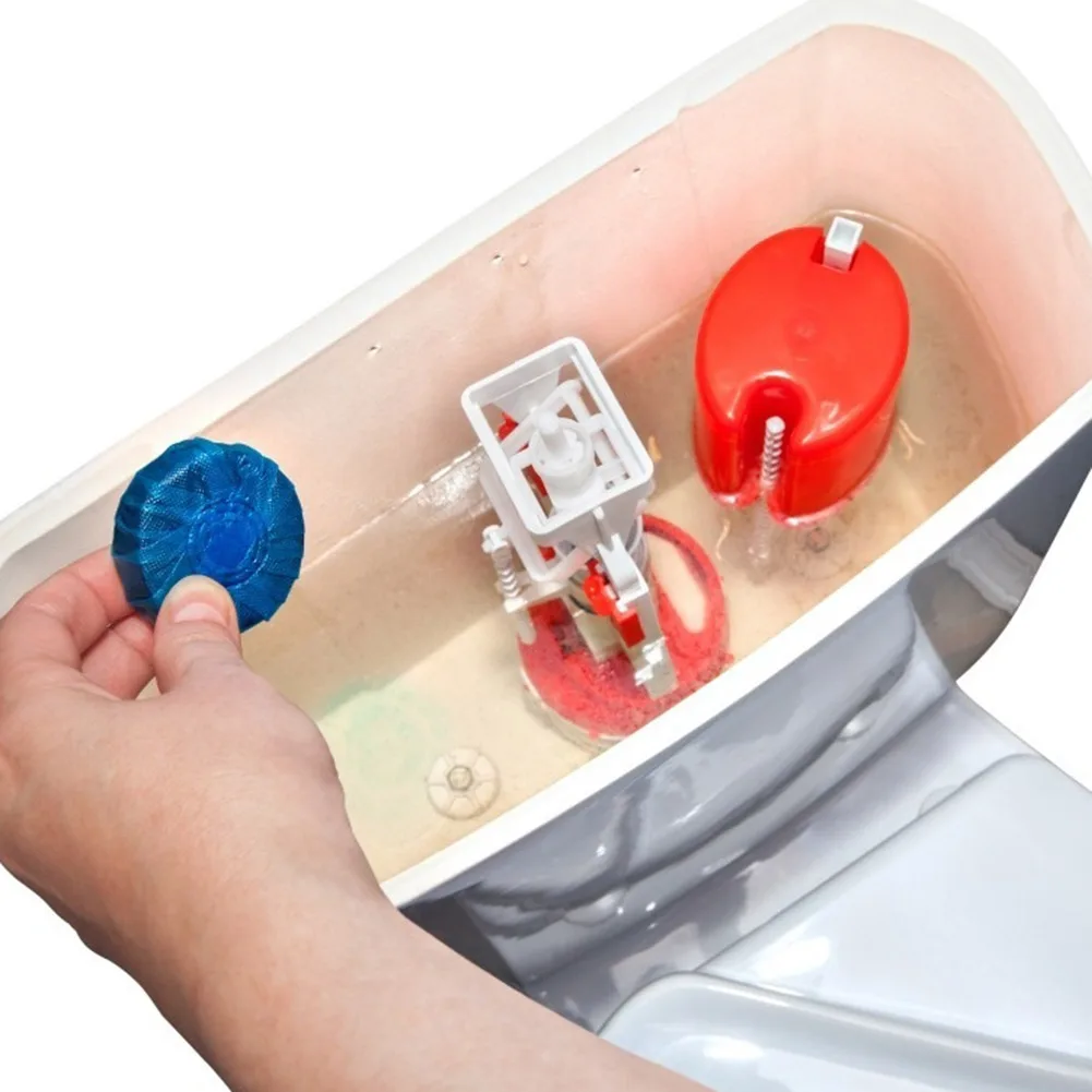 

Дезодорант для туалета, Синий Очиститель пузырьков, бытовая автоматическая промывка, блок для удаления комода для ванной комнаты, туалета