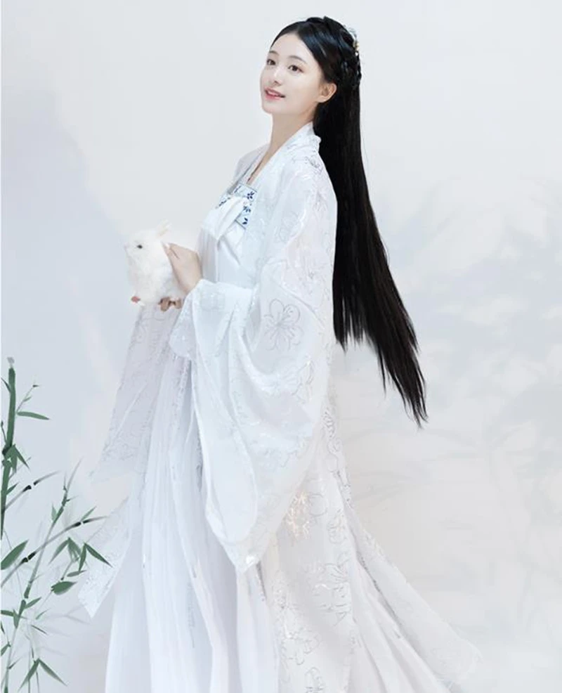 Ewha Rain оригинальный Hanfu Женский студенческий Повседневный супер костюм сказочной