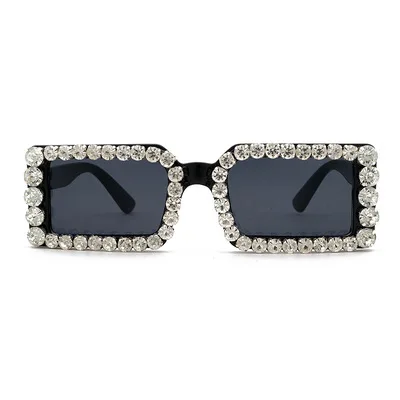 

Small Box Diamond Sunglasses For Women Jelly Fashion Sunglasses Personality Is Fashionable And Exquisite 2021 New Style Glasses