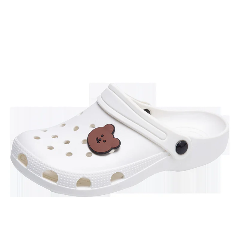 

New Coros Shoes Women's Summer Fashion Girl Cute Outdoor Beach Sandals Pump Non-Slip Slippers Women's Wholesale