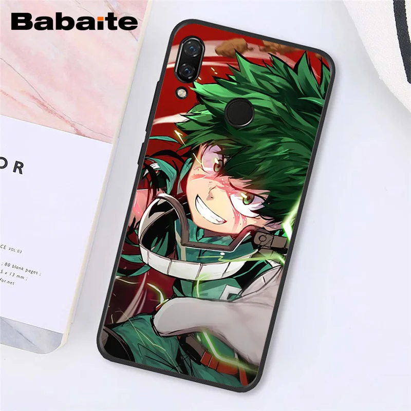 Babaite японское аниме мой герой Boku no Hero Academy чехол для телефона для Xiaomi Redmi8 4X 6A S2 Go Redmi 5 5Plus Note4 5 7 Note8Pro