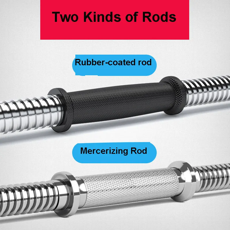 

Fitness Equipment Dumbbell Set 30 Kg Household Rubber Coated Mercerizing Rod