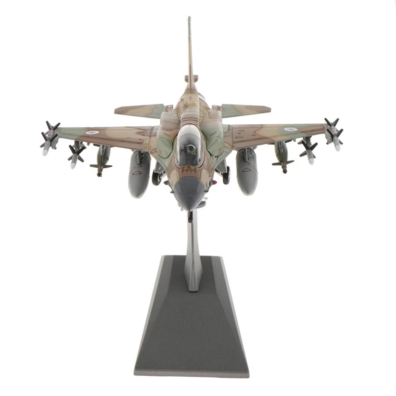 

Aircraft Plane Model F-16I Fighting Falcon Israeli Army Airplanes Diecast 1:72 Metal Planes W/ Stands Playset Airplane Model Col