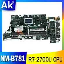 For Lenovo Yoga 530-14ARR laptop motherboard NM-B781 motherboard CPU R7-2700U DDR4 tested 100% work
