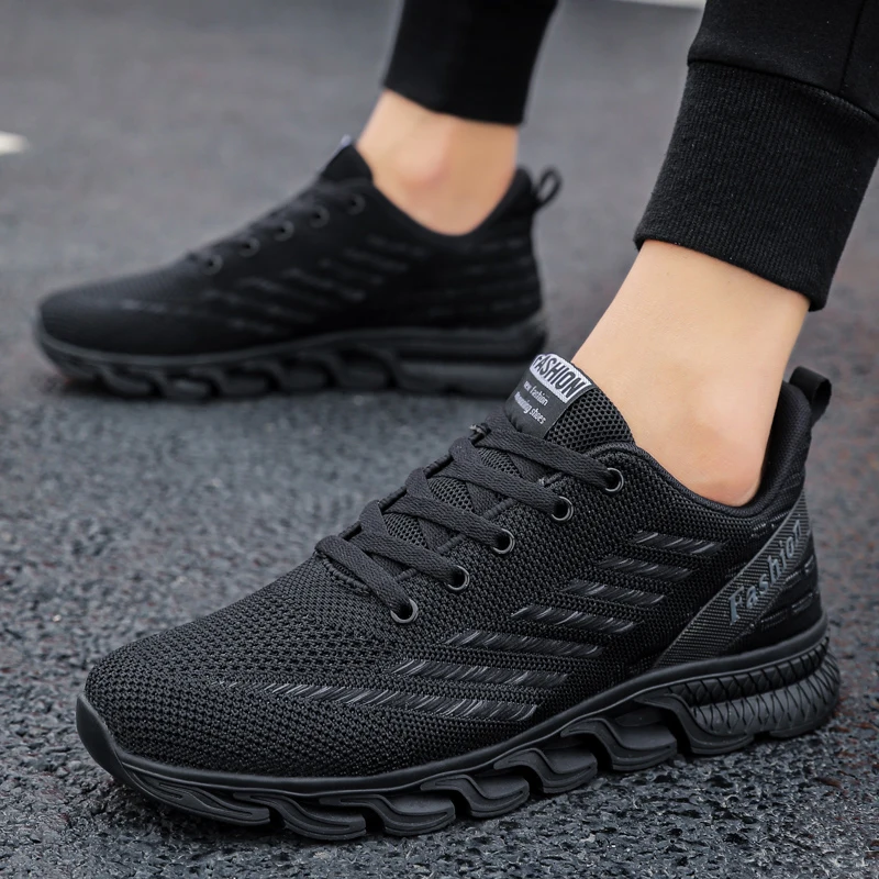 

Fashion Men Sneakers 2021 Mesh Casual Shoes Lac-up Male Lightweight Vulcanize Shoes Walking Sneakers Zapatillas Hombre