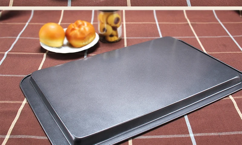 Большая антипригарная прямоугольная неглубокая форма для выпечки сковорода