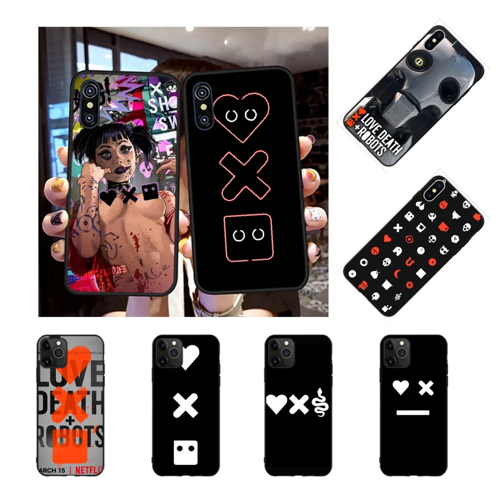 Роскошный чехол для телефона NBDRUICAI Love Death & Robots уникальный дизайн iPhone 11 pro XS MAX 8 7 6 6S