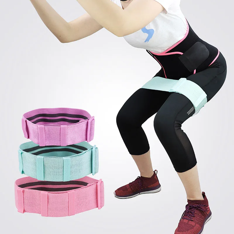 Регулируемый унисекс лента-трофея хип-круг сопротивление фитнес-упражнения для