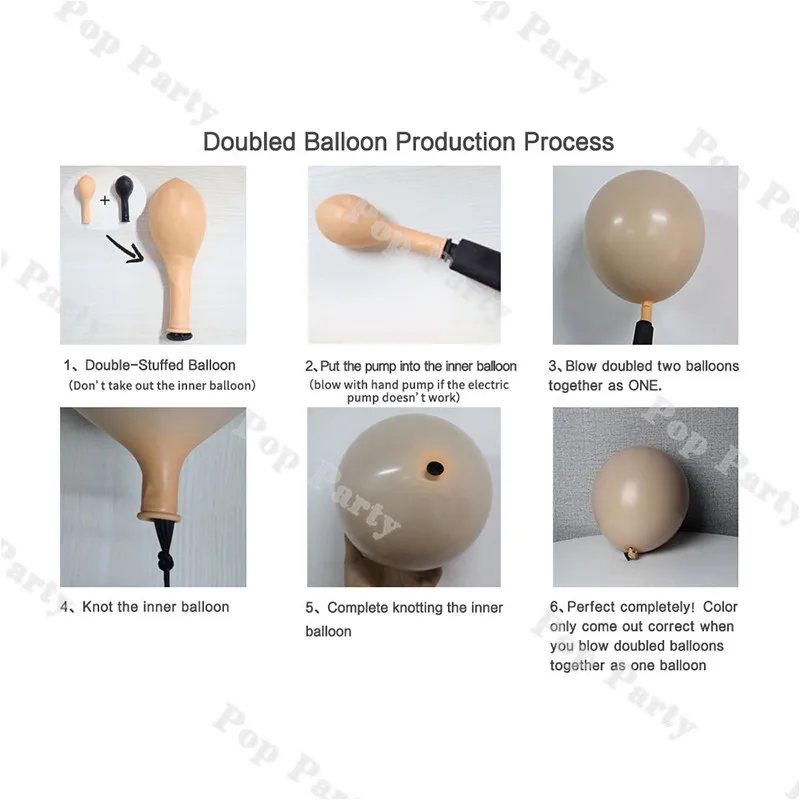 

Doubled Balloons Garland Arch Apricot Cream Balloon Kit Dusty Pink Rose Globos Birthday Marriage Baby Shower Party Decorations