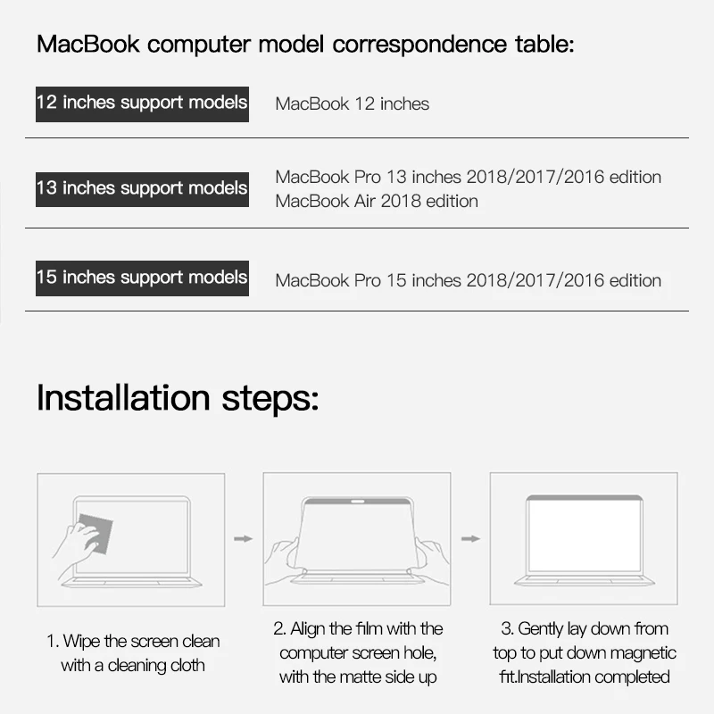 Benks магнетический Анти-шпион Экран Защитная пленка для Apple Macbook Тетрадь 12/13/15 дюймов Полная защита конфиденциальности для Air13 Pro retina
