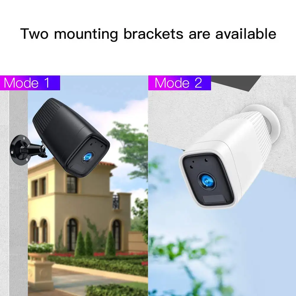 Камера видеонаблюдения с аккумулятором Wi Fi 1080P обнаружение движения ночное