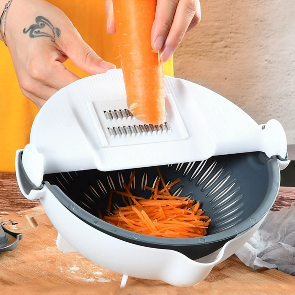 

Нож для резки овощей Картофелечистка морковь лук терке ручной Кухня фруктовый Овощной многофункциональная Терка сливная корзина