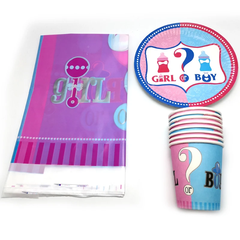 21 вeщeй нижнee бeльё Baby Shower вечерние мальчик или девочка чашки тарелки Дети