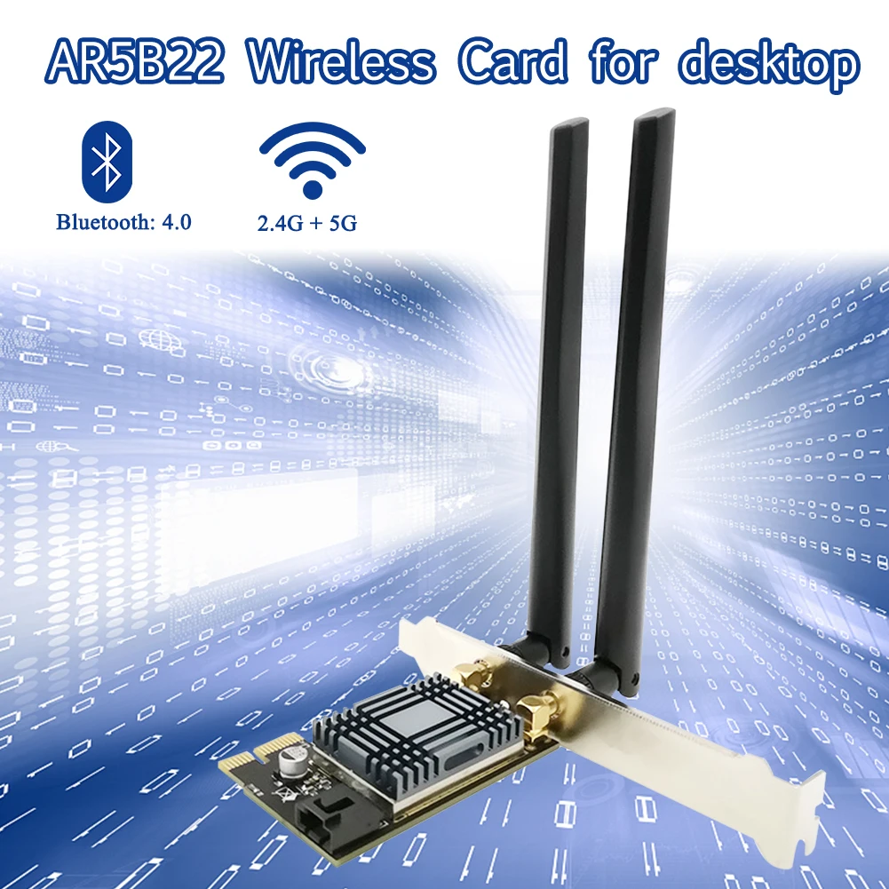 N1202 AR5B22 2 4G 5G двухдиапазонный многофункциональный адаптер легкий Bluetooth 4 0