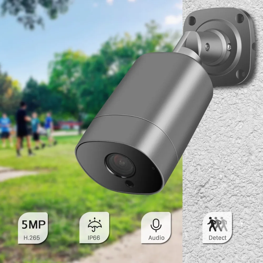 Besder 5MP/2MP ip-камера безопасности H.265 наружная Onvif камера двухсторонняя аудио 30 м ИК ночного видения Email Picture App XMEye