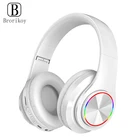 Bluetooth-гарнитура складная со светодиодной подсветкой и поддержкой Bluetooth 5,0