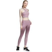running yoga suit women clothing sports fitness underwear tight pants suit womens sports pants suit 2021 new summer clothing
