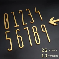 english alphabet large decorative letters and numbers signs on the front door acrylic wall letter in hebrew 3d wall decoration