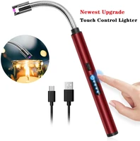 arc briquet touch electric lighter usb rechargeable flameless plasma lighter windproof for kitchen gas stove bbq candle lighter
