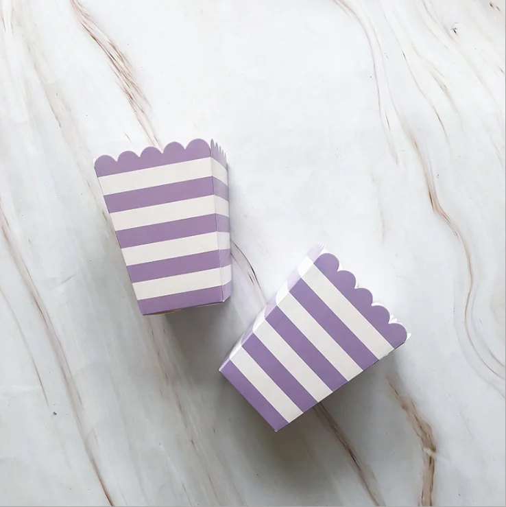 Оптовая продажа с завода Высококачественная цветная коробка для попкорна