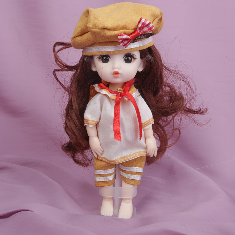 16 см Pout рот BJD кукла Женская Мини bjd игрушка 13 подвижных шарнирных кукол Yawn