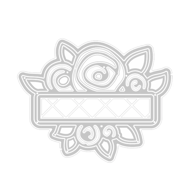 2020 новая прямоугольная пузырчатая коробка и тиснение розы цветок металлические