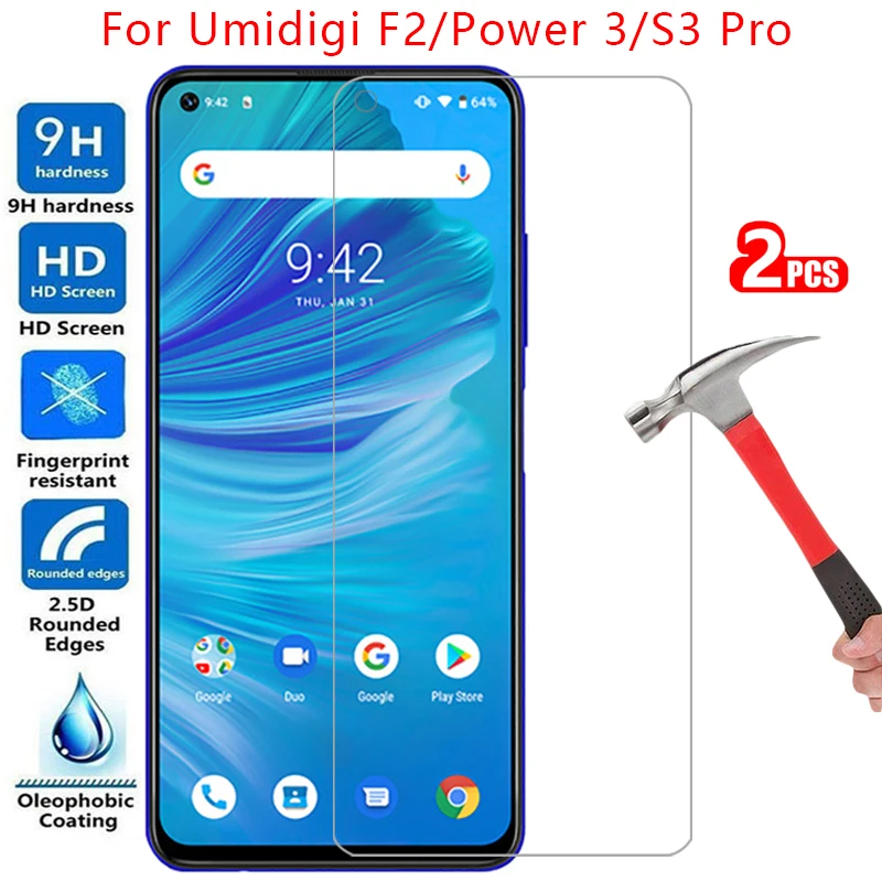 

protective tempered glass for umidigi f2 power 3 s3 pro screen protector on umi digi f 2 2f power3 3s s3pro film umidigif2 umif2