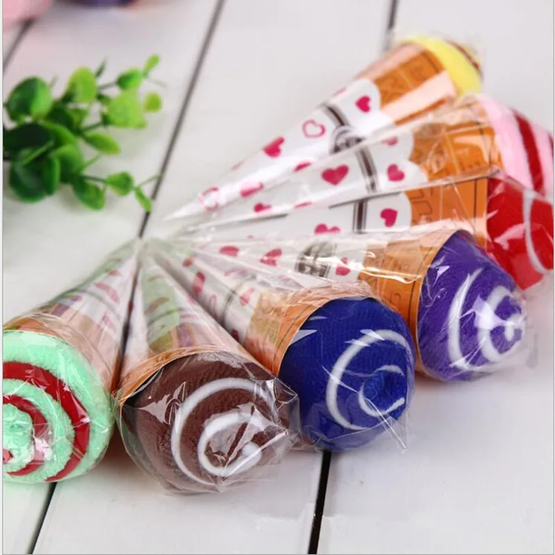 Красочное полотенце в форме мороженого мягкое украшение для гостевечерние НКИ