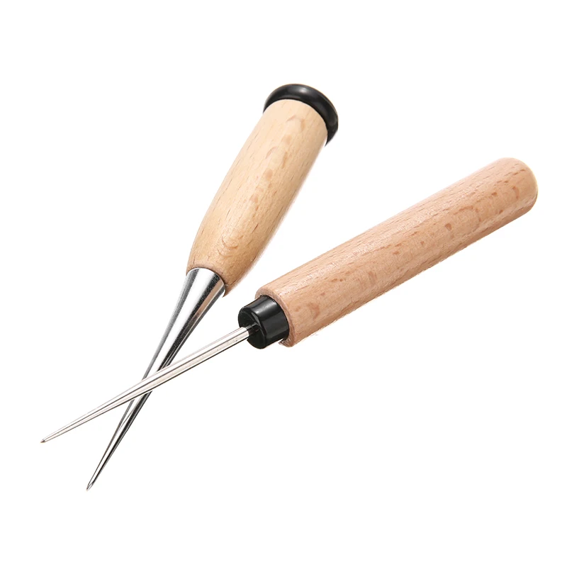 Профессиональная кожаная иголка для рукоделия 2 шт. инструмент стежка шило