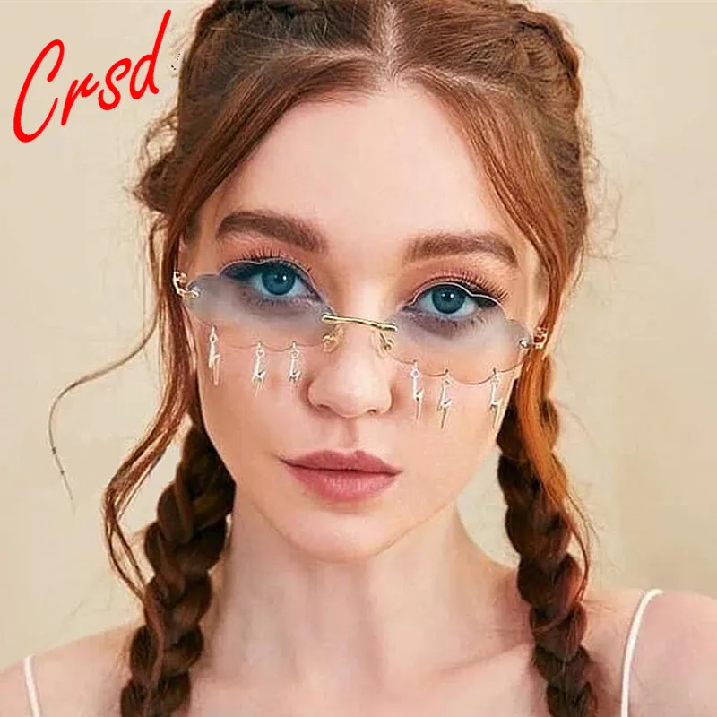 

Солнцезащитные очки без оправы CRSD 2020