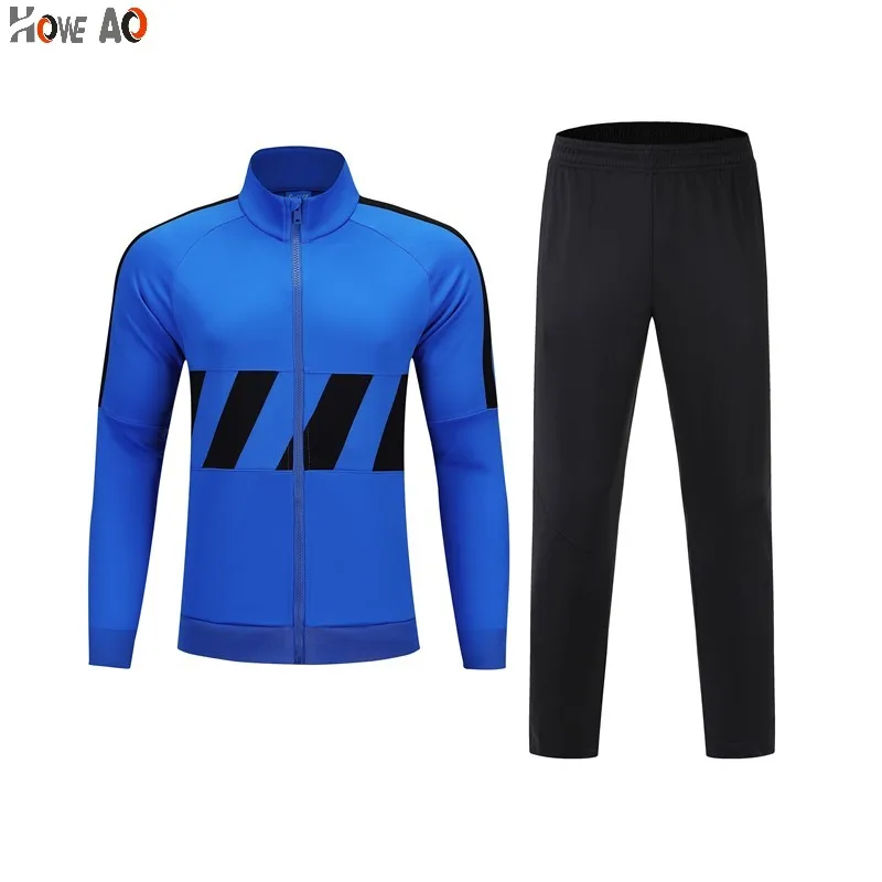 

HOWE AO High Quality Sports Suit Men Running Jacket Training Pants Sport Set Warm Running Suits Gym Sportwear