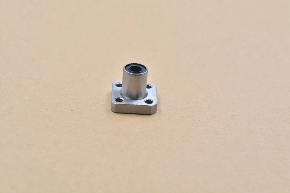 LMK6UU 6 мм x 12 19 подшипник Квадратный фланец шариковая втулка для оси стержня cnc diy 1