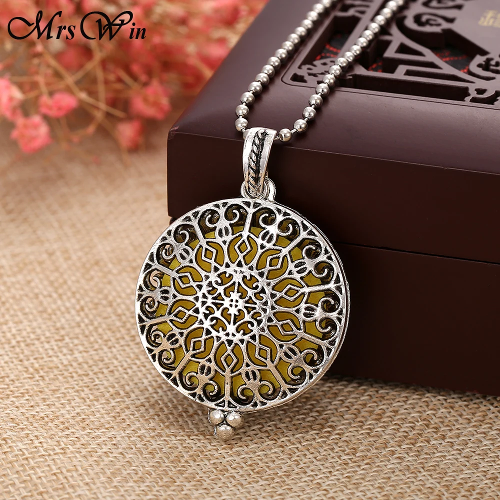 Ароматерапия диффузор ожерелье подвески искусственная Сова античный серебряный