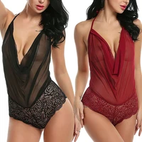hot sell fashion women g string lace sling sleepwear sexy lingerie nightwear underwear bodysuits plus size