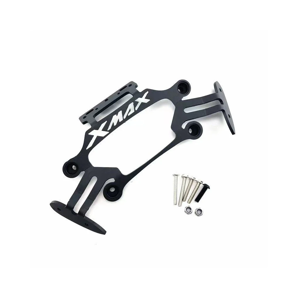 for yamaha xmax x max 250 300 motorcycle modified cnc aluminum front stand holder mobile phone bracket gps plate bracket mirrors free global shipping