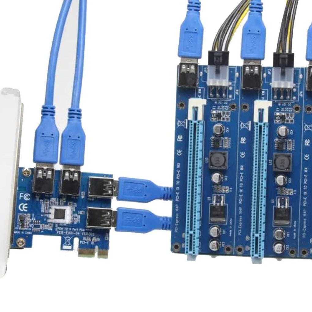 Адаптер PCI-E-USB 4 порта USB 3 0 Прямая поставка |