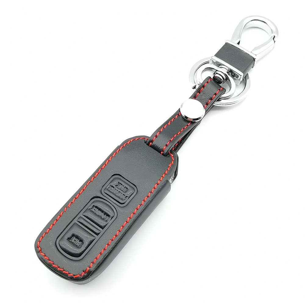 Кожаный чехол для автомобильного ключа дистанционное управление кошелек