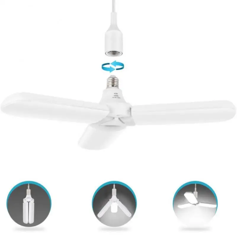 

Industrial Lighting LED Garage Light Foldable Fan Blade Industrial Lighting Light Durable Garage Lamp For Workshop Garage