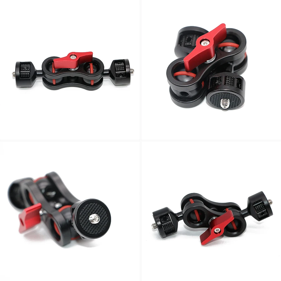 Шарнирный рычаг с двойной шаровой головкой адаптер резьбовым винтом 1/4 для