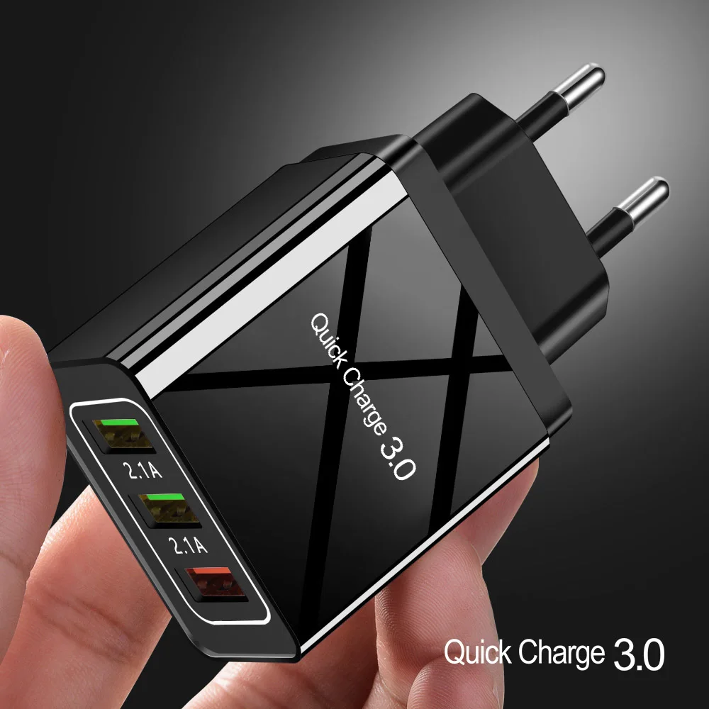 Suhach быстрое зарядное устройство 3 0 USB настенный адаптер питания для iPhone iPad Samsung
