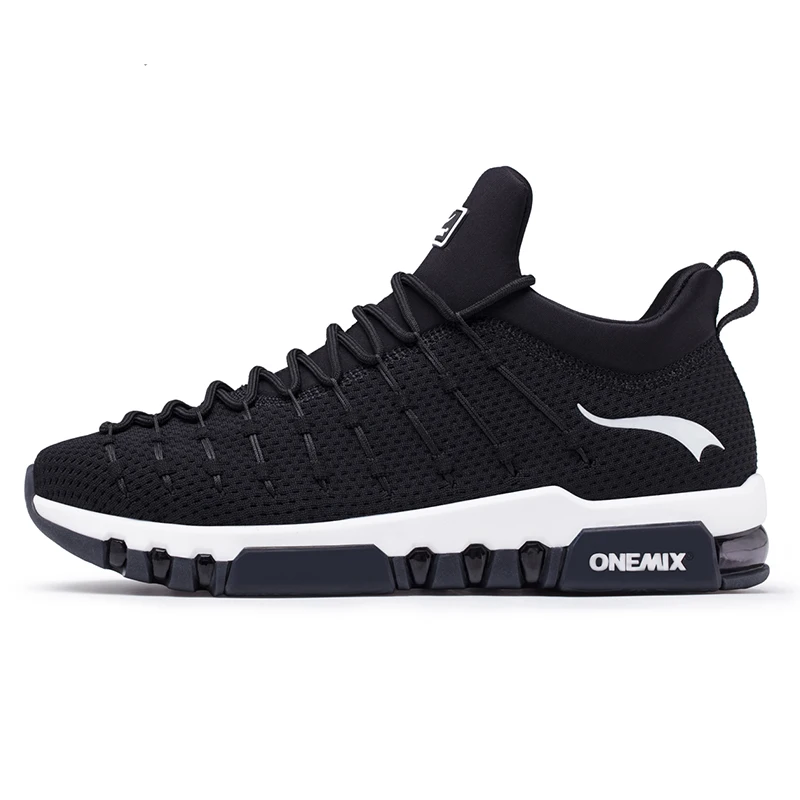 

ONEMIX Men HIgh Top Sneakers New Fashion Running Shoes Women's Sport Shoes Outdoor Man Wearable Anti-Slip Height Tennis Shoes