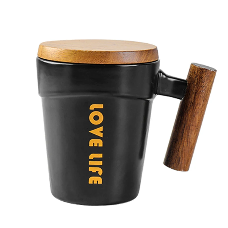 Портативная керамическая кофейная кружка для офиса и путешествий белые