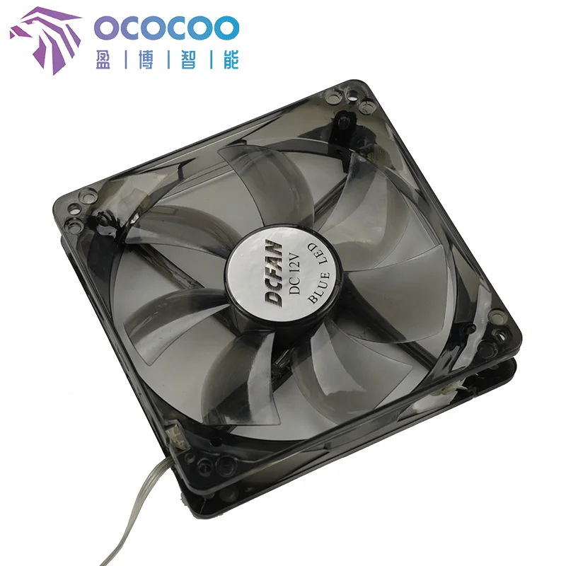 Вентилятор OCOCOO для водяного охлаждения 12 В постоянного тока см бесшумный