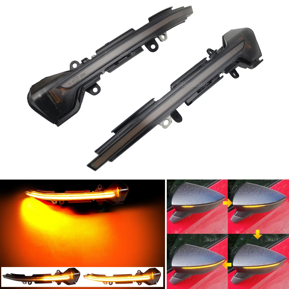 

Dynamic Blinker Turn Signal Led Mirror Light For Seat Leon III Mk3 5F ST FR Cupra Arona KJ7 2013 2014 2015 2017 2018