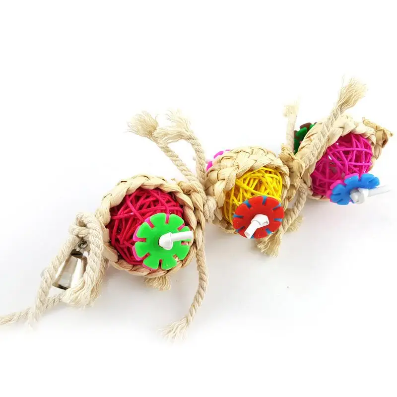 1 шт. Платье для девочек игрушка попугай жевать пряди кусать зубы 3 натуральное