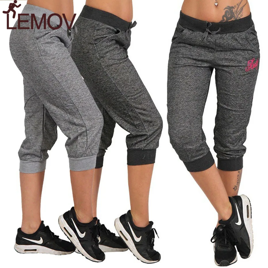 Женские брюки до середины голени ZOGAA Капри со средней талией и карманами S XXXL лето